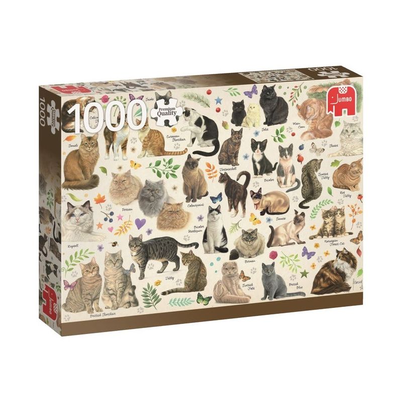 Puzzle 1000 Collection Francien Van Westering Les Chats - IkaIpaka Royan
