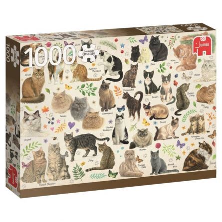 Puzzle 1000 Collection Francien Van Westering Les Chats - IkaIpaka Royan