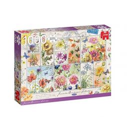 Puzzle 1000 Collection Janneke Brinkman Timbres Fleurs d'été - IkaIpaka Royan