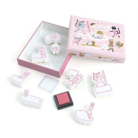 Boîte de tampons Lucille Djeco Ikaipaka jeux & jouets Royan