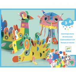 3 animaux 3D Djeco Ikaipaka jeux & jouets Royan
