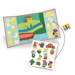 Stickers des petits Les animaux Djeco Ikaipaka jeux & jouets
