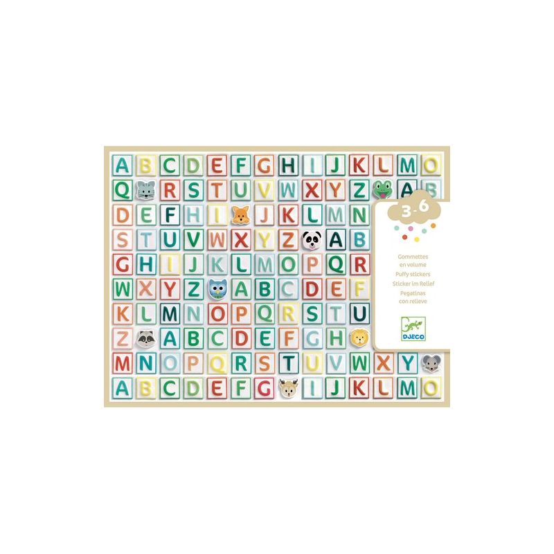 Stickers des petits - Gommettes Alphabet - IkaIpaka Royan