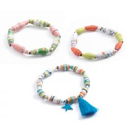 Bracelets en perles de papier - IkaIpaka Royan