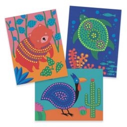 Peinture des petits Pointillisme - IkaIpaka Royan