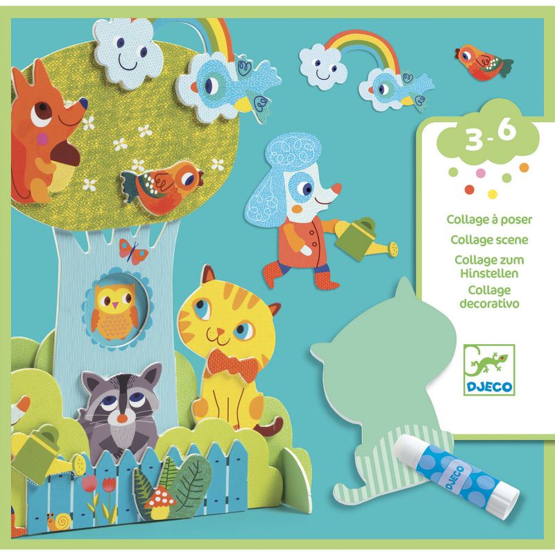 Collage des petits Copains au jardin - IkaIpaka Royan