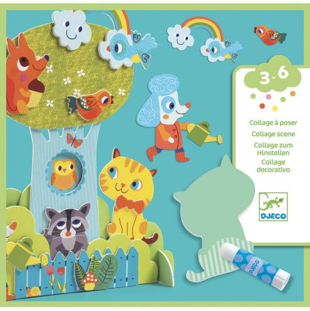 Collage des petits Copains au jardin - IkaIpaka Royan