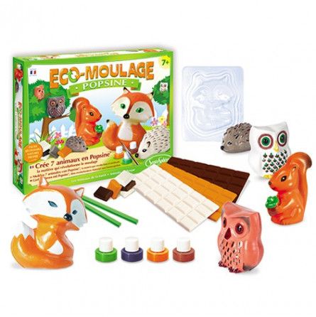 Eco Moulage Popsine Les Animaux de la Foret - IkaIpaka Royan
