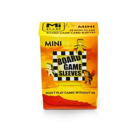 Board Game Sleeves - NonGlare - Mini - 41x63mm (x50)  Ikaipaka