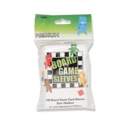 Board Game Sleeves - Medium - 57x89mm (x100)  Ikaipaka jeux &