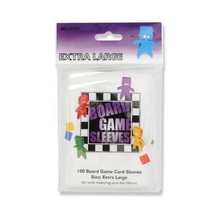 Board Game Sleeves - Extra Large - 65x100mm (x100)  Ikaipaka