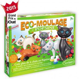 Eco Moulage Popsine les chats et les chatons - IkaIpaka Royan