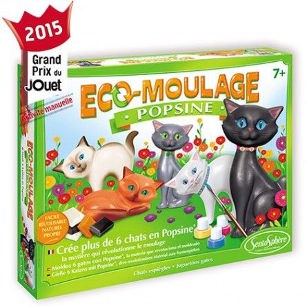 Eco Moulage Popsine les chats et les chatons - IkaIpaka Royan