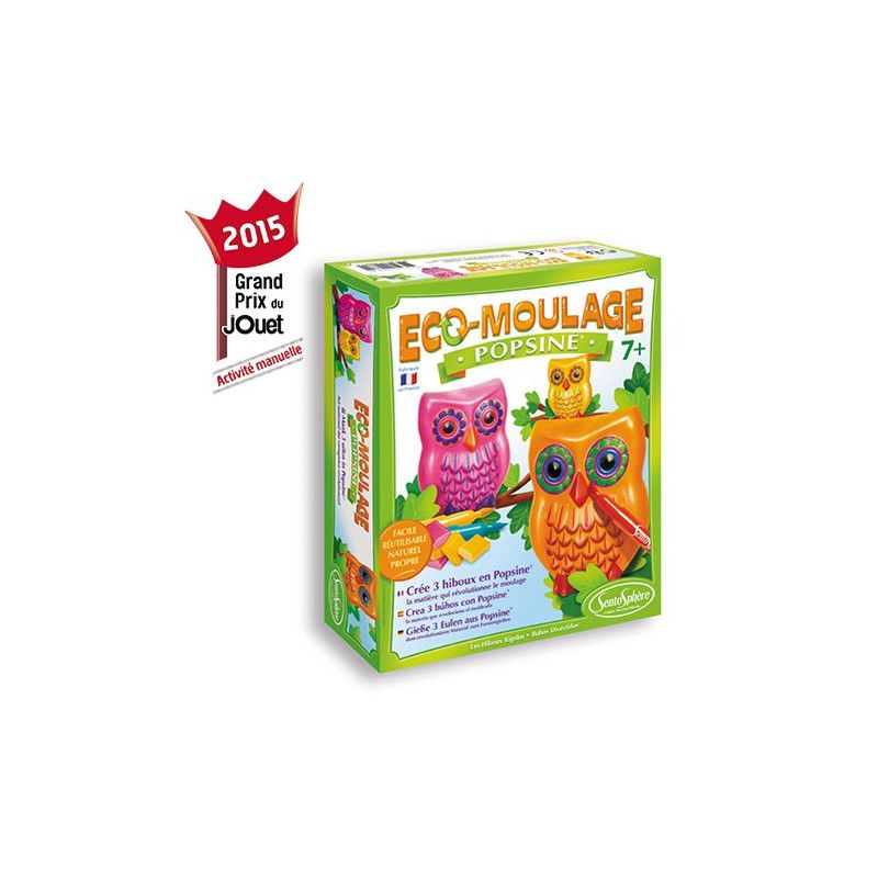 Eco Moulage Posine les hiboux rigolos - IkaIpaka Royan