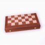 Echecs Backgammon 38 cm Acajou - IkaIpaka Royan