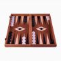 Echecs Backgammon 38 cm Acajou - IkaIpaka Royan