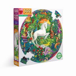 Puzzle 500p Licorne au jardin Eeboo Eeboo Ikaipaka jeux &
