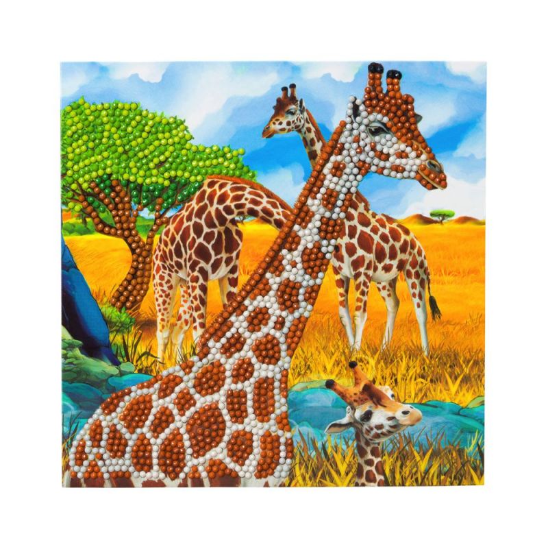 Crystal Art Carte Girafes - IkaIpaka Royan