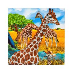 Crystal Art Carte Girafes - IkaIpaka Royan
