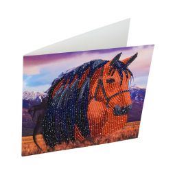 Crystal Art Carte Cheval - IkaIpaka Royan