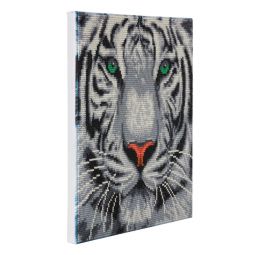 Crystal art Tableau Tigre des neiges - IkaIpaka Royan