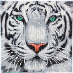 Crystal art Tableau Tigre des neiges - IkaIpaka Royan