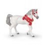 Cheval Arabe Blanc en tenue de parade Papo - IkaIpaka Royan