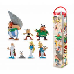 Tubo Astérix Le Village Gaulois 7 figurines PLASTOY Ikaipaka