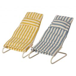 Chaises de plage pour micro souris Maïleg Maileg Ikaipaka jeux