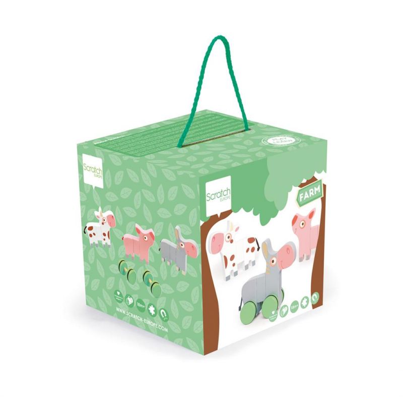 Animaux magnétiques ferme Scratch Ikaipaka jeux & jouets Royan