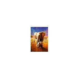 Puzzle 1000p Elephant - IkaIpaka Royan