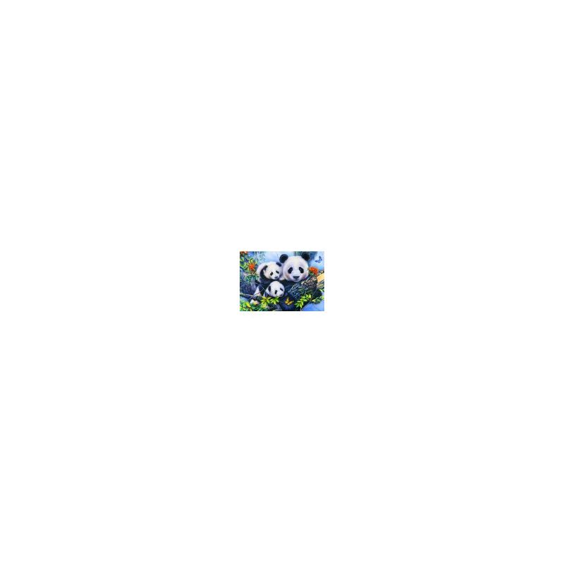 Puzzle 100p Panda Family - IkaIpaka Royan