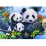 Puzzle 100p Panda Family - IkaIpaka Royan
