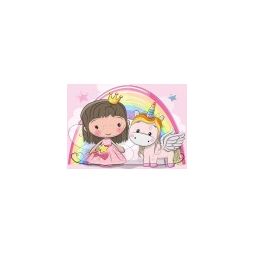 Puzzle 48p The Unicorn and The Princess - IkaIpaka Royan