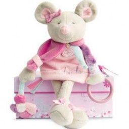 Pantin d'activités Souris Pearly Doudou et compagnie Ikaipaka