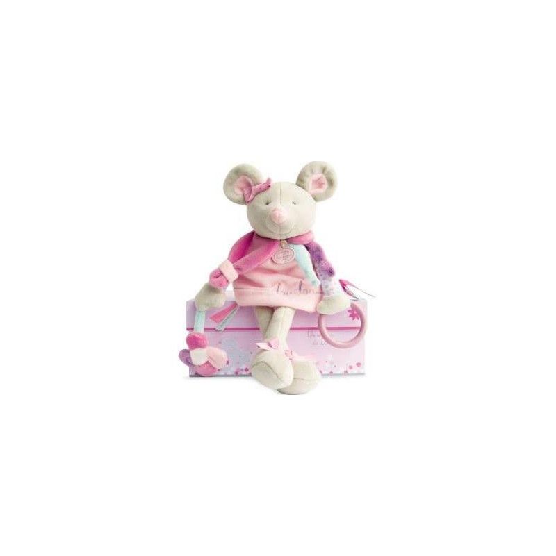 Pantin d'activités Souris Pearly Doudou et compagnie Ikaipaka