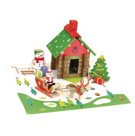 La maison du Père Noël 50 pièces Jeujura - IkaIpaka Royan