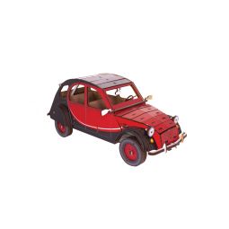 2CV en bois Rouge et noir Agent PAPER Ikaipaka jeux & jouets