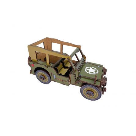Jeep militaire à construire - IkaIpaka Royan