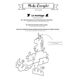 Les p'tits bidules Licorne Nuages - IkaIpaka Royan