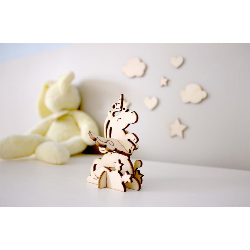 Les p'tits bidules Licorne Nuages - IkaIpaka Royan