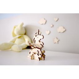 Les p'tits bidules Licorne Nuages - IkaIpaka Royan