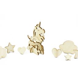 Les p'tits bidules Licorne Nuages - IkaIpaka Royan