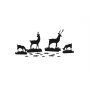 Famille Cerfs carton noir - IkaIpaka Royan