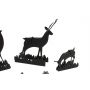 Famille Cerfs carton noir - IkaIpaka Royan