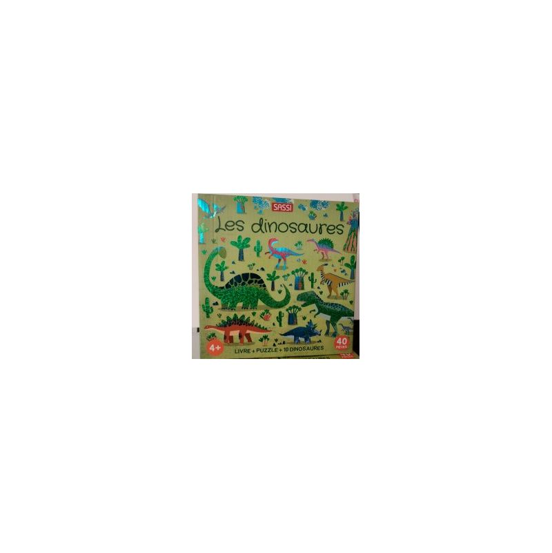 Q-Box Les Dinosaures puzzle 40p Sassi Ikaipaka jeux & jouets