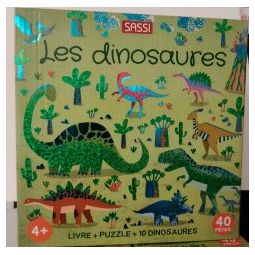 Q-Box Les Dinosaures puzzle 40p Sassi Ikaipaka jeux & jouets