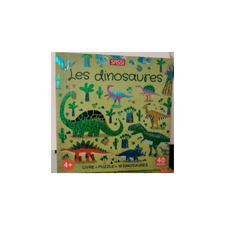 Q-Box Les Dinosaures puzzle 40p Sassi Ikaipaka jeux & jouets