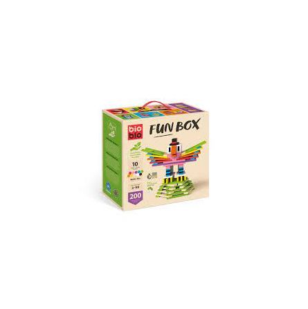 FUN BOX "Multi-Mix" avec 200 briques Bioblo  Ikaipaka jeux &