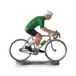 Cycliste Maillot Vert Bernard et Eddy - IkaIpaka Royan